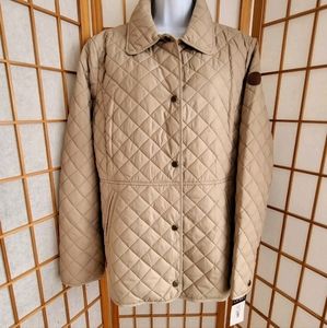 NWT WOMENS RALPH LAUREN QUILTED NEW BIRCH WITH BUTTONS & POCKETS JACKET XL